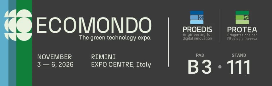 Ecomondo, the green technology expo - Rimini Expo Centre, 3-6 novembre 2026, padiglione B3 stand 111